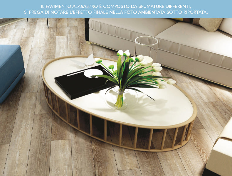 Pavimento SPC effetto legno 6mm con materassino integrato - Baufloor ALABASTRO 2,68 mq
