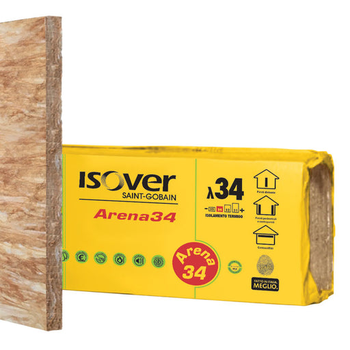 Pannello in lana minerale per l’isolamento interno - Isover Arena34