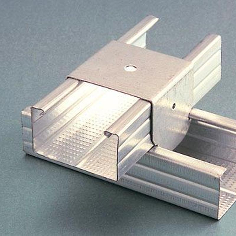 Gancio Cavaliere a scatto per Cartongesso per incrocio doppia strutturra