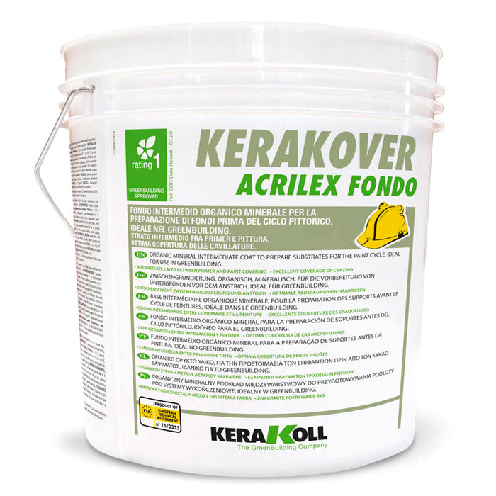 Fondo minerale riempitivo per esterno - Kerakover Acrilex di Kerakoll