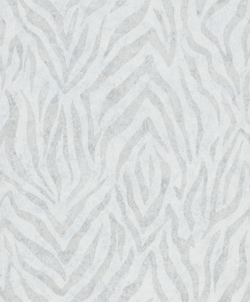 Texture ravvicinata motivo zebrato grigio e bianco carta da parati Europarati Friends 2434815
