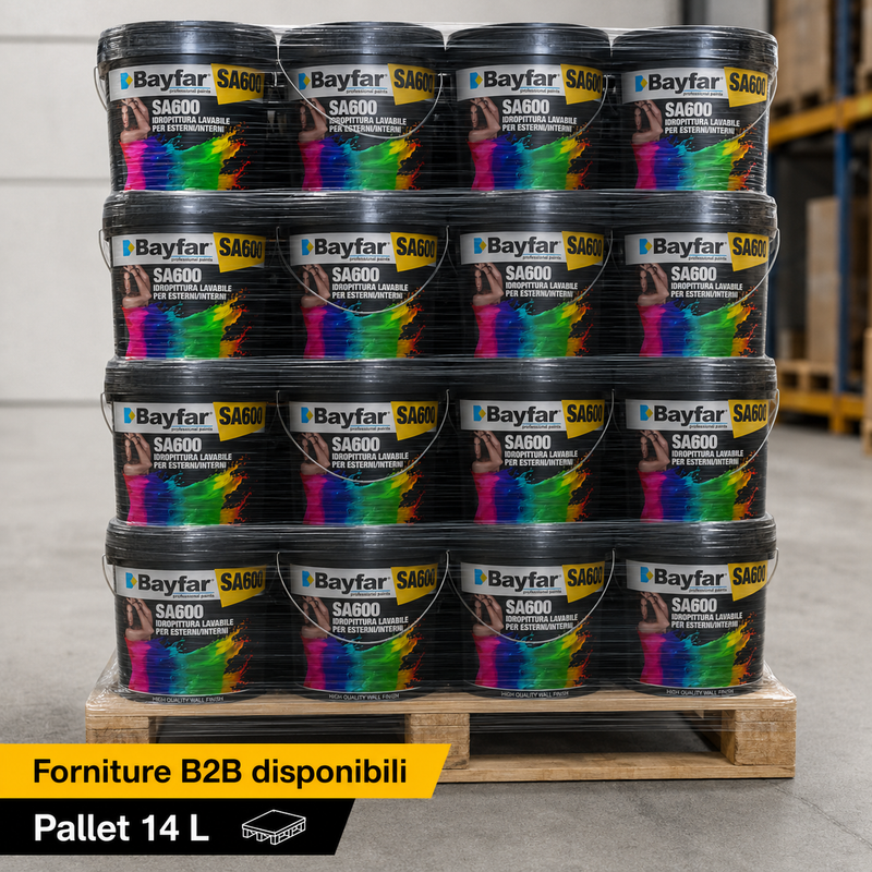 Pallet Bayfar SA600 da 14 litri per forniture B2B e professionali