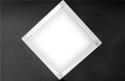 Botola di ispezione per cartongesso con plafoniera a LED e telaio in alluminio e sportello removibile, IP40 installabile filomuro e su tutti i controsoffitti