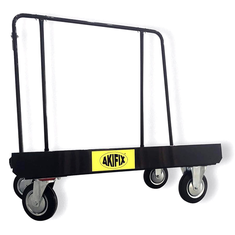 Carrello per il trasporto delle lastre pesante da cantiere con 4 ruote - AKIFIX NE03008 Alzalastre cartongesso