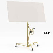 Alzalastre telescopico Akifix NAP01002 con sistema a cremagliera, sollevamento per cartongesso, ruote retrattili e struttura smontabile