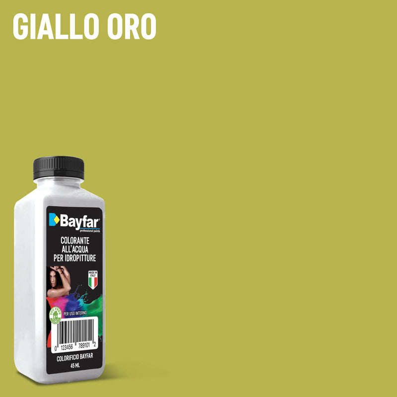 Colorante per pittura lavabile giallo oro