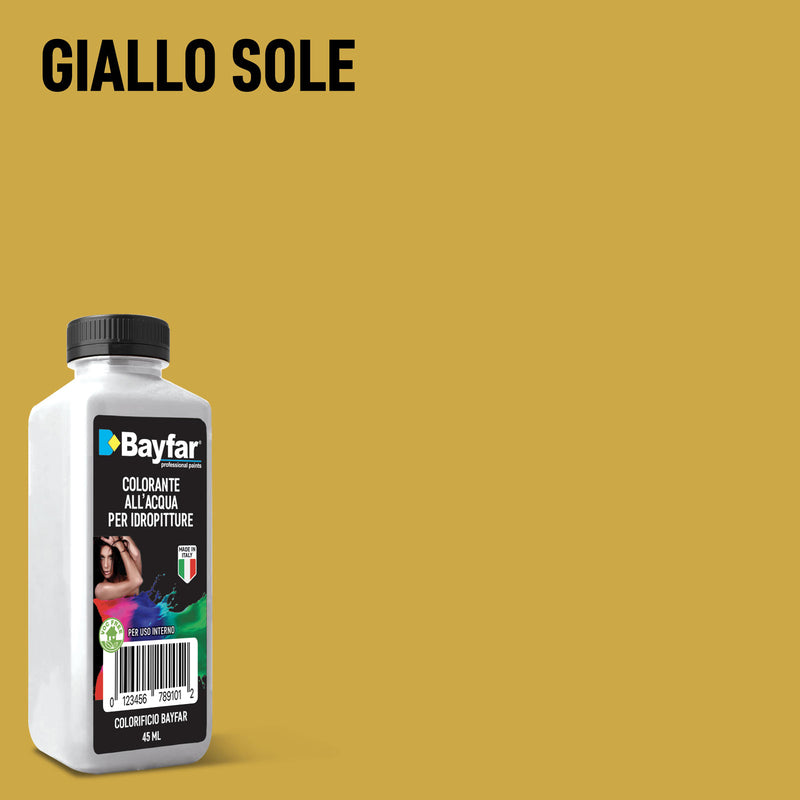 Colorante per pittura lavabile giallo sole