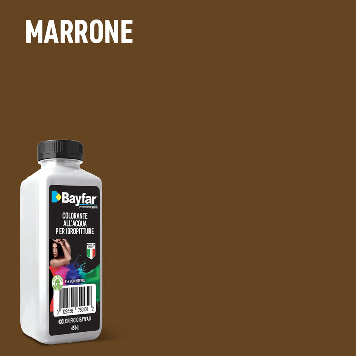 Colorante per pittura lavabile marrone