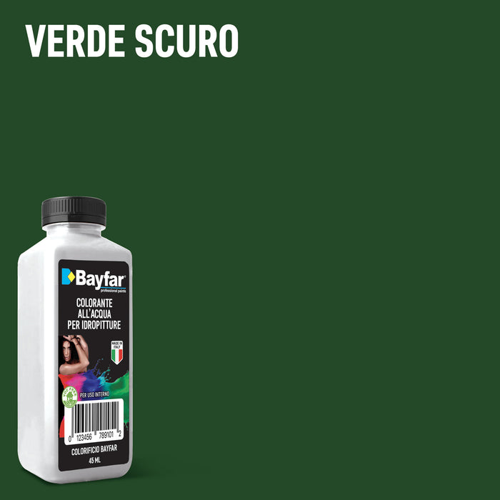 Colorante per pittura lavabile verde scuro