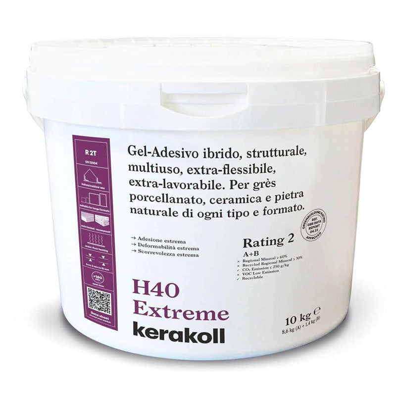 Kerakoll H40 Extreme Gel Adesivo ibrido Saldatutto - 10 kg.