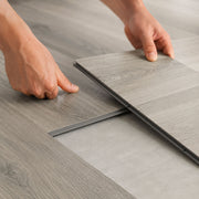 Installazione con posa click del pavimento SPC Baufloor Ghiaccio 6 mm