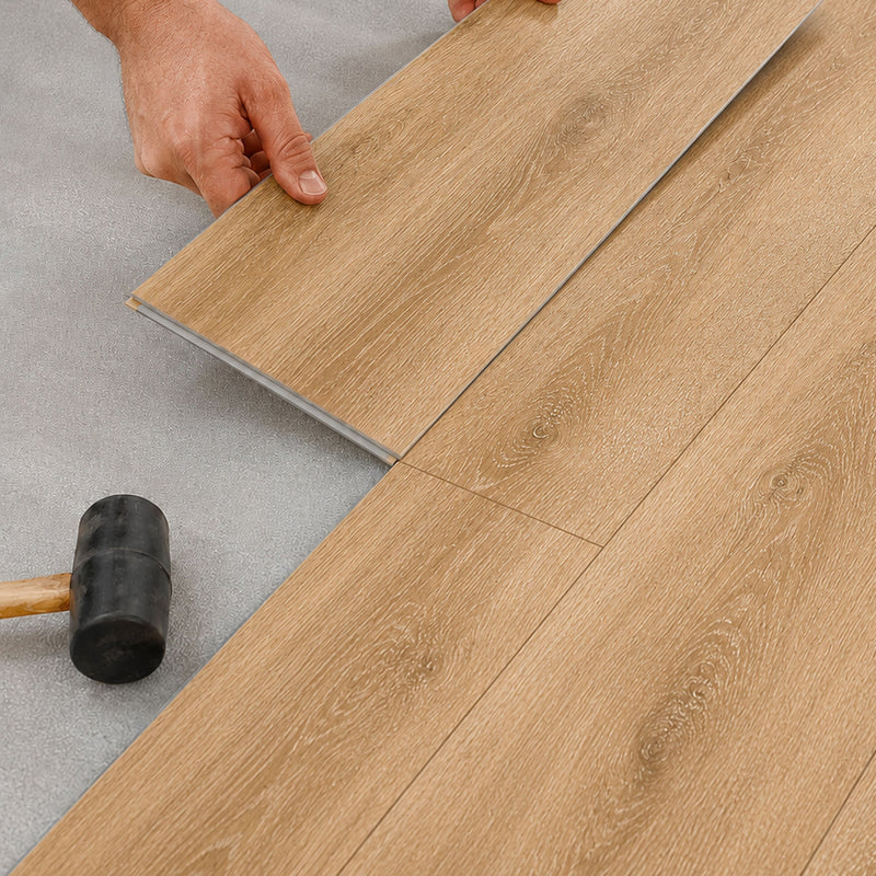 Installazione con posa click del pavimento SPC Baufloor Senape 5 mm