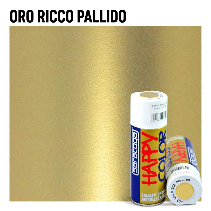 Vernice spray Oro Ricco Pallido - Saratoga Happy Color