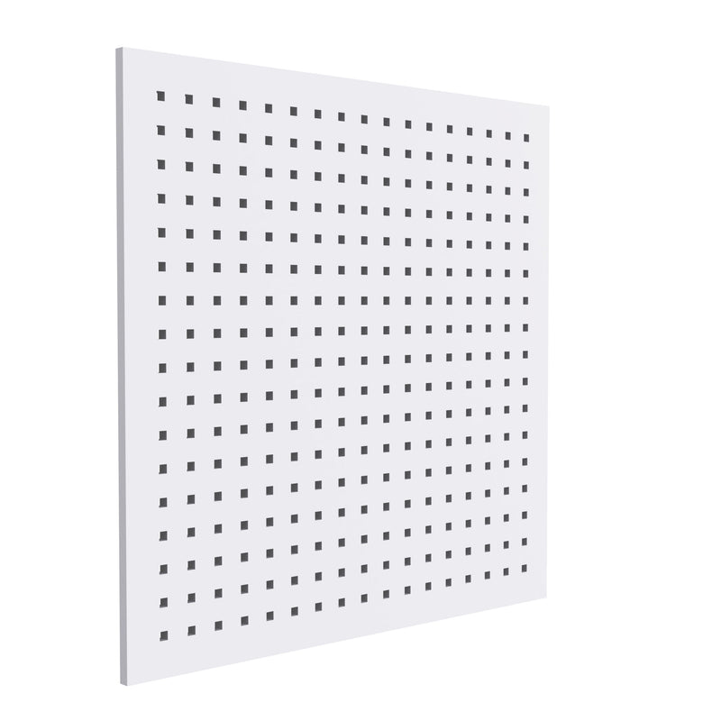 Pannello Controsoffitto 60x60 cm Fonoassorbente in Cartongesso - Akifix Kyryos PASSO 32 PARALLELO QUADRO