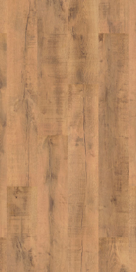 Doga di pavimento in laminato da 8 mm, colorazione marrone, con aspetto di legno consumato e crepe naturali BAUFLOOR PERSIA