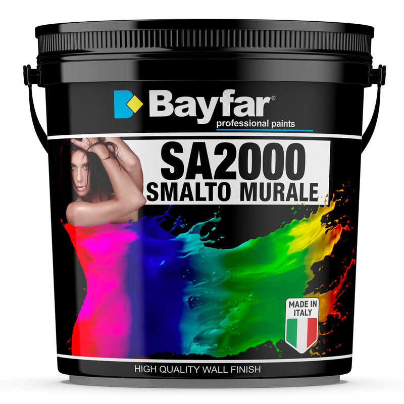 Rivestimento murale bianco lucido 4 e 14 Litri - Bayfar SA2000