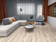 Pavimento SPC effetto legno 6mm con materassino integrato - Baufloor PERLA 2,68 mq foto ambientata
