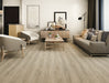 Pavimento SPC 5mm con Tappetino Acustico 1mm | Resistente e Impermeabile - Baufloor TOPAZIO foto ambientata in salotto moderno ed elegante