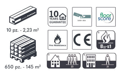 Pavimento SPC 5mm Baufloor Sabbia Caratteristiche tecniche