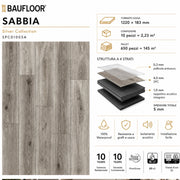 Scheda tecnica pavimento SPC Baufloor Sabbia Silver Collection 5 mm