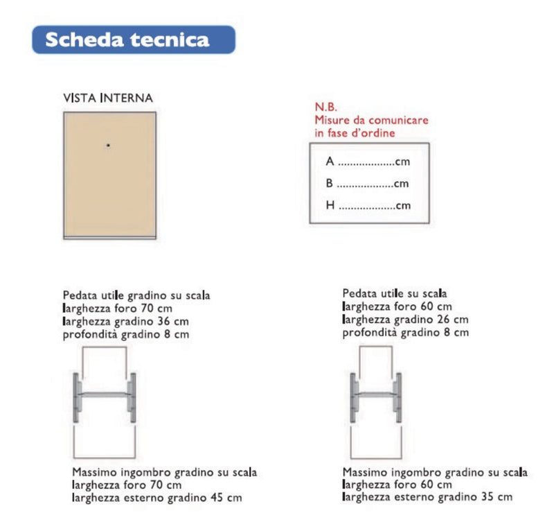 Scala retrattile per soppalco a pantografo elettrica - Starlux Elegant