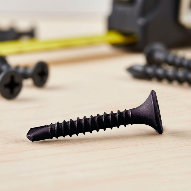 Viti per Cartongesso Punta Trapano Autoperforanti Nere Fosfatate