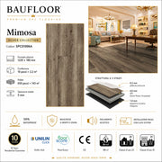 Scheda tecnica del pavimento SPC Baufloor Mimosa Silver Collection 5 mm