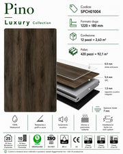 Scheda tecnica pavimento SPC Baufloor Pino 7 mm Luxury Collection