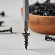 Vite per cartongesso punta chiodo nera fosfatata dettaglio impronta