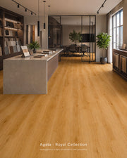 Pavimento SPC Baufloor Agata 6 mm effetto legno per showroom negozi e uffici