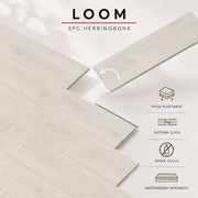 Posa click pavimento SPC Baufloor Loom a spina di pesce senza colla