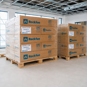 Bancali di pannelli Rockfon Pacific 12 mm per forniture a cantieri e operatori B2B