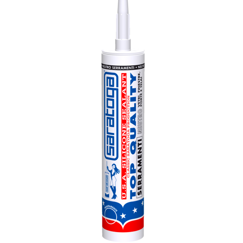 Saratoga Silicone sigillante U.S.A. White Neutro Serramenti