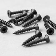 Set di viti punta chiodo nere fosfatate per fissaggio cartongesso su profili metallici