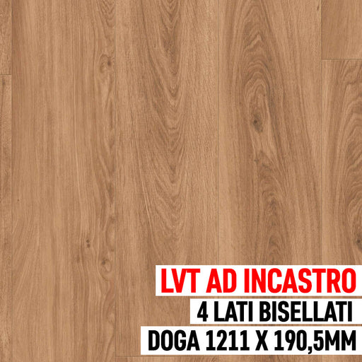 Pavimento in LVT ad incastro Click, Rovere English NATURAL - Tarkett Starfloor Click Solid 55