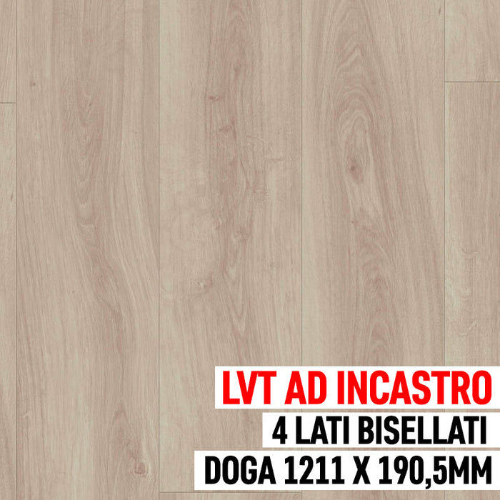 Pavimento in LVT ad incastro Click, Rovere English LIGHT_BEIGE - Tarkett Starfloor Click Solid 55