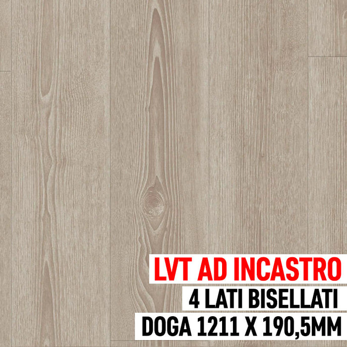 Pavimento in LVT ad incastro Click, Rovere Scandinavian MEDIUM_BEIGE - Tarkett Starfloor Click Solid 55