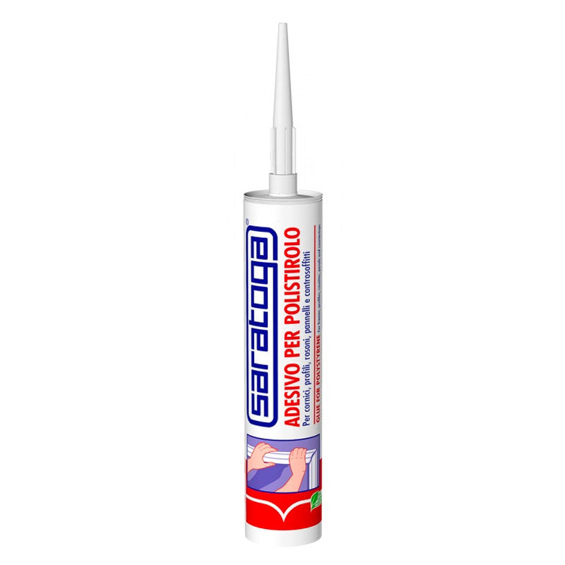 Saratoga Adesivo per Polistirolo cartuccia da 300ml
