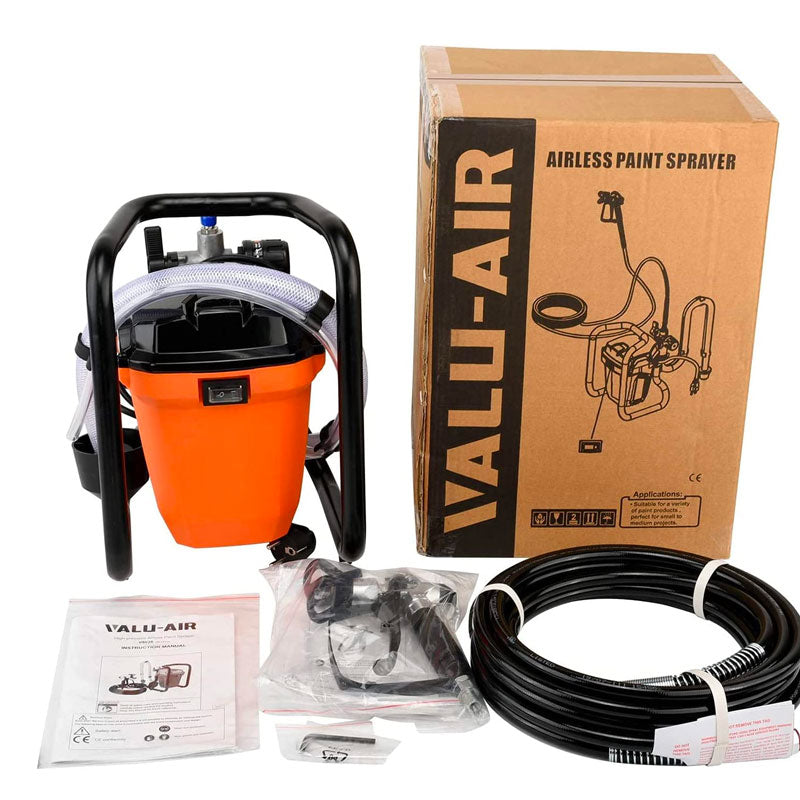 Spruzzatore di vernice airless 3000 psi 5/8HP (o 650 W) Pistola a spruzzo Valu-Air V8626