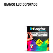 Vernice per ferro e legno adatto per esterno e interno, formato da 750ML e da 2,5L bianco lucido o opaco