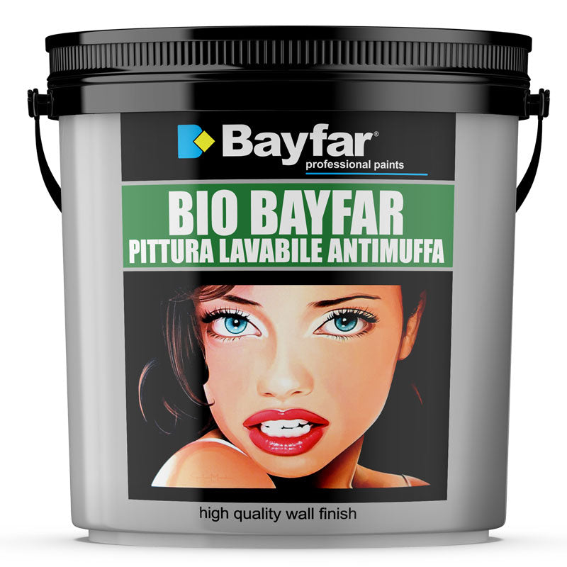 Pittura antimuffa per interni 14 Litri bianco opaco lavabile made in Italy