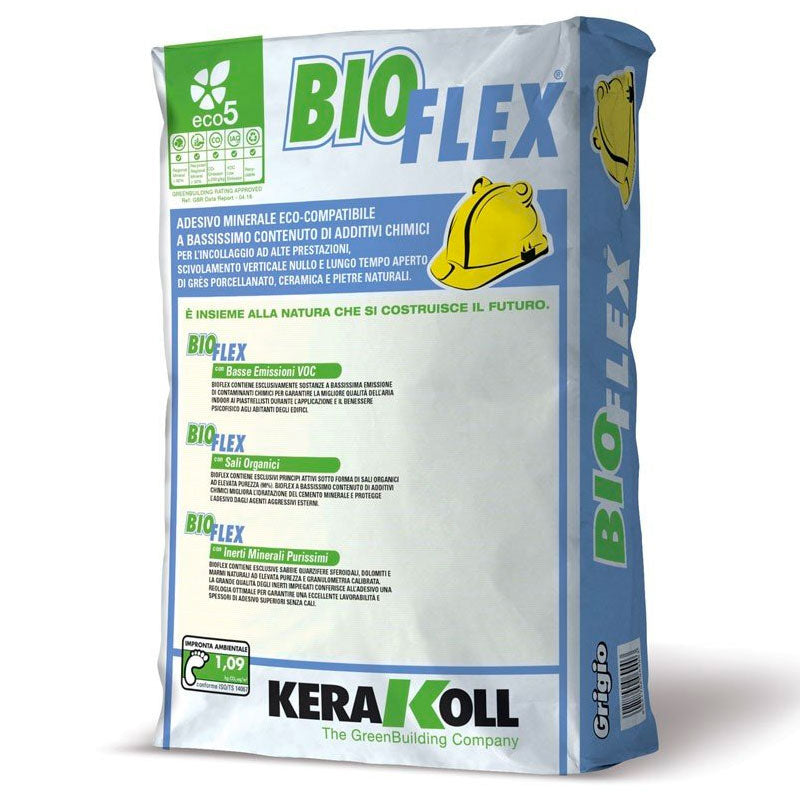 Colla per piastrelle, gres, ceramica e pietra - Kerakoll Bioflex