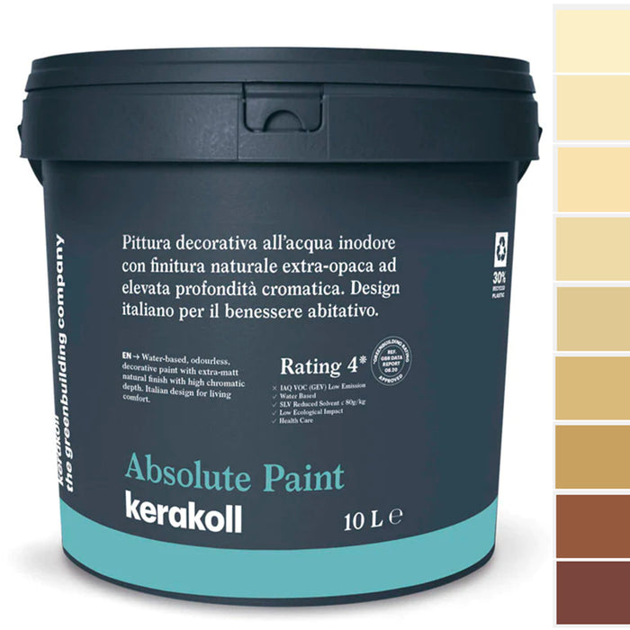 Pittura decorativa all'acqua Colorata DUSTY YELLOW Color Collection - Absolute Paint Kerakoll