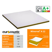 Pannelli Eurocoustic Minerval® A 12 - conf. 40 pannelli 60x60cm (14,4mq)