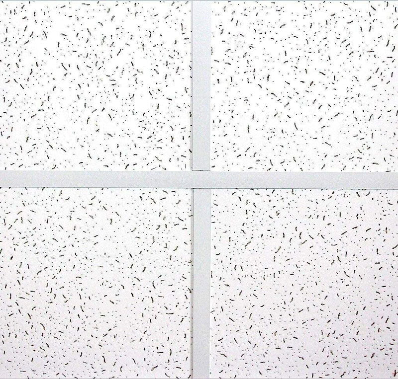 Pannello 60x60 per controsoffitto in fibra minerale Fissured 6,48mq