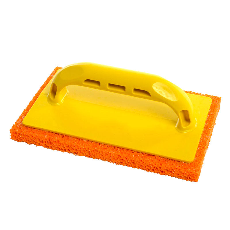 Frattone in gommaspugna rossa con base in plastica - 14x28 cm