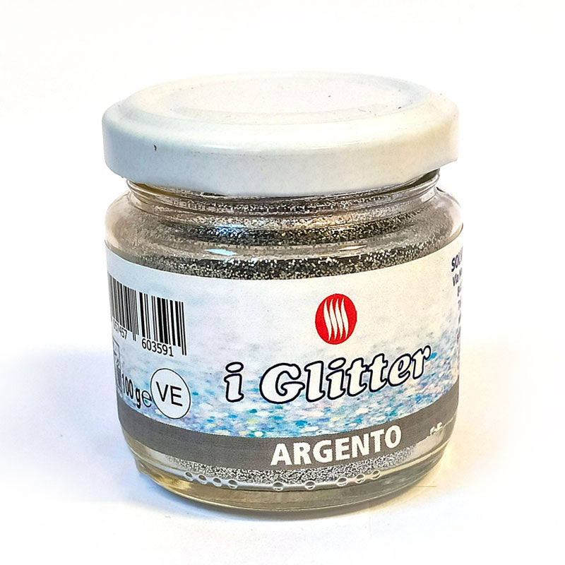 Glitter per pittura murale e idropittura in polvere e in Gel - Oro, argento e multicolor