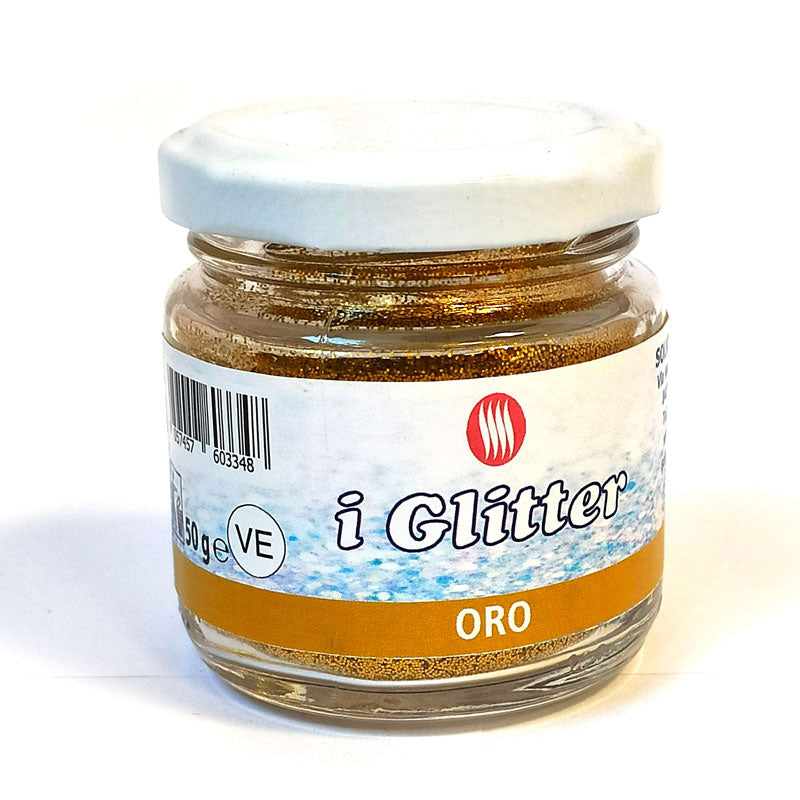 Glitter per pittura murale e idropittura in polvere e in Gel - Oro, argento e multicolor