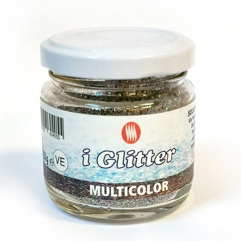 Glitter per pittura murale e idropittura in polvere e in Gel - Oro, argento e multicolor