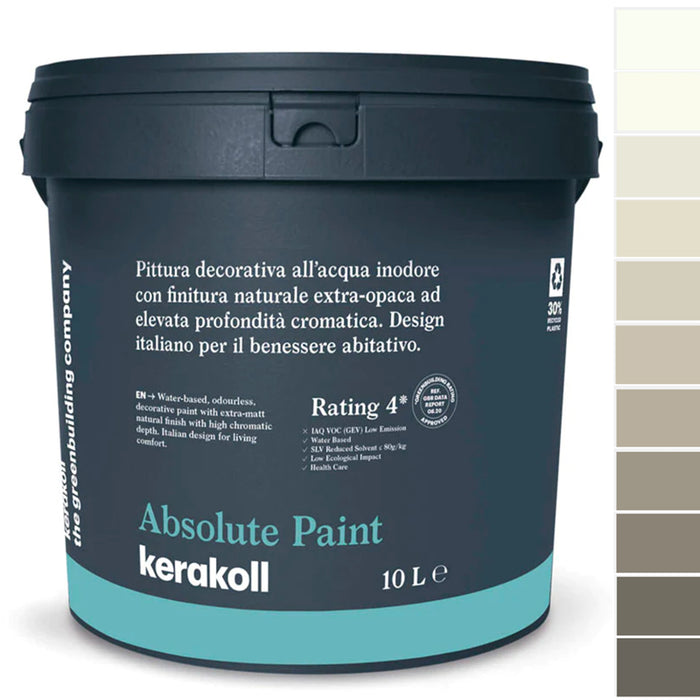 Pittura decorativa all'acqua Colorata GREIGE Color Collection - Absolute Paint Kerakoll